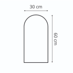 Polsterpaneel Graphit 30 cm